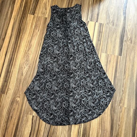 River Floral Pattern Midi Dress  Size S Laganlook Boho Hippie - Picture 3 of 10